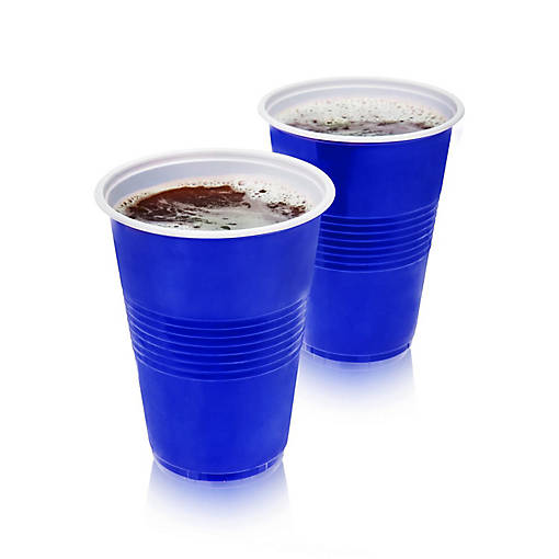 True 16 oz Blue Party Cups, 50 pack by True