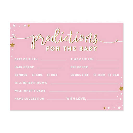 Twinkle Star Baby Predictions, 20pk