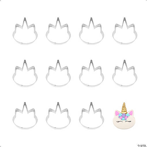 Unicorn Face 4.5" Cookie Cutters