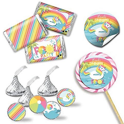 Unicorn Pool Float Sticker Bundle 429pc. by AmandaCreation