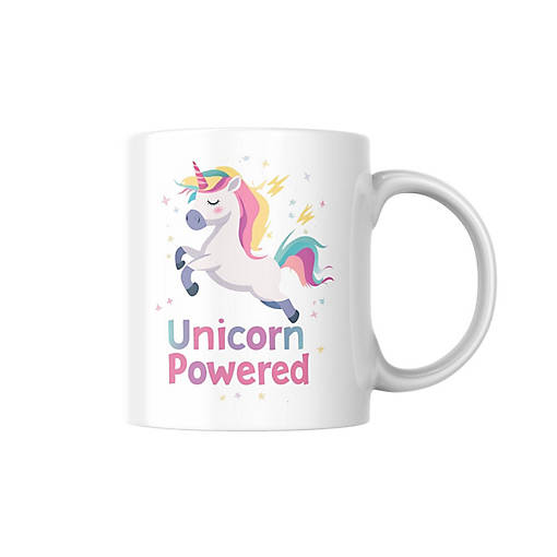 Unicorn Powered Mug by Dancing Littles Jungle