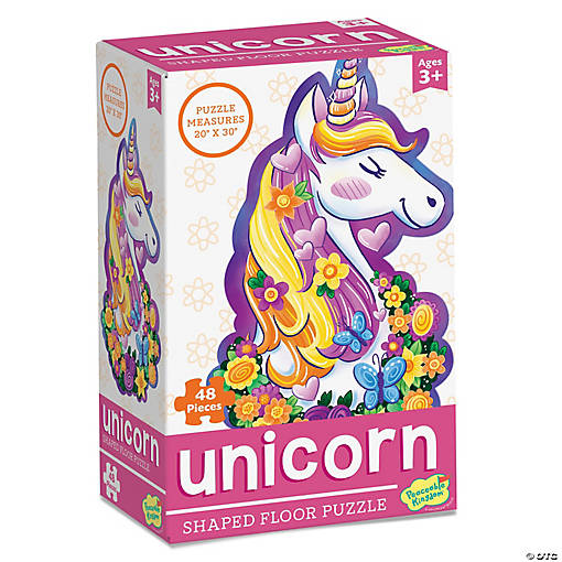 Unicorn Shaped Floor Puzzle