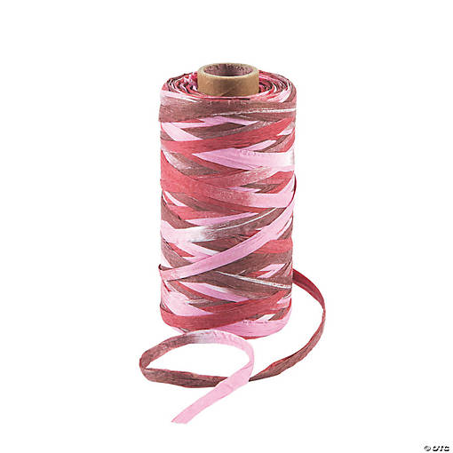 Valentine Paper Raffia Roll