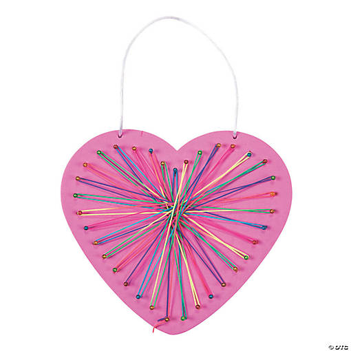 Valentine String Art Craft Kit- Makes 12