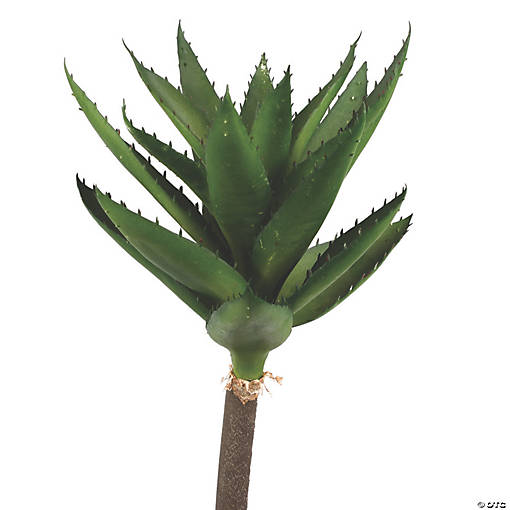 Vickerman 14" Artificial Green Succulent Stem - 2/pk