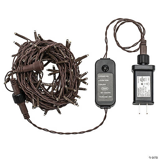 Vickerman 144 Warm White LED 2 Function Spider Christmas Lights Set -  24' Long
