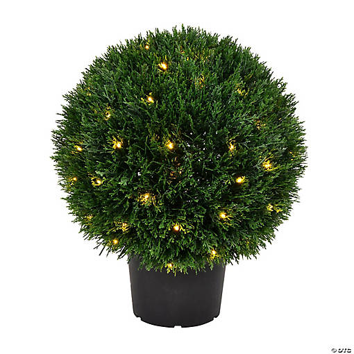 Vickerman 20" Artificial Green Cedar Ball