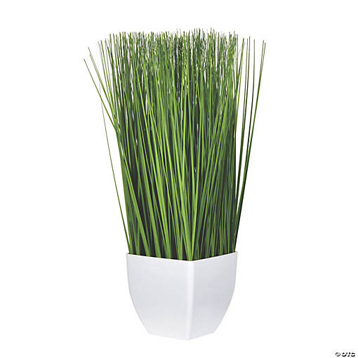 Vickerman 22.5" Green Potted Grass