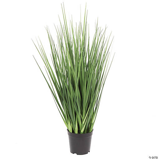 Vickerman 24" Artificial Potted Extra Full Green Grass