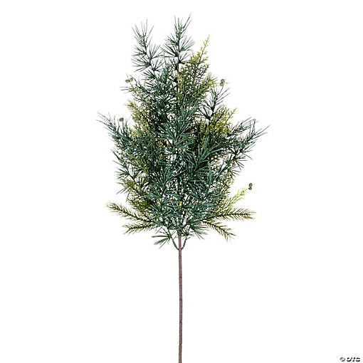 Vickerman 27" Artificial Mixed Fern Cedar Spray Includes 2 sprays per pack