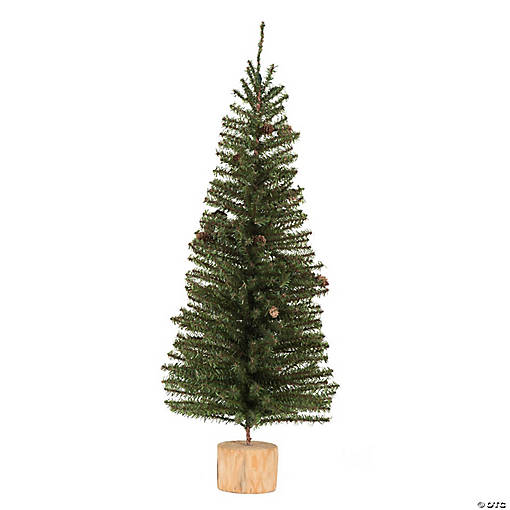 Vickerman 32" Carmel Pine Artificial Christmas Tree, Unlit