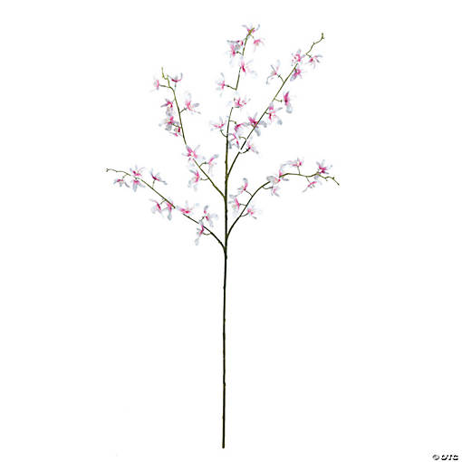 Vickerman 35" Mini Pink Dancing Orchid Spray