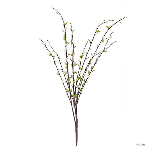 Vickerman 36" Artificial Gray Goat Willow Bush