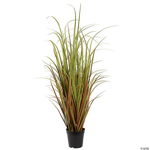 Vickerman 36"  PVC Artificial Potted Mixed Brown Grass