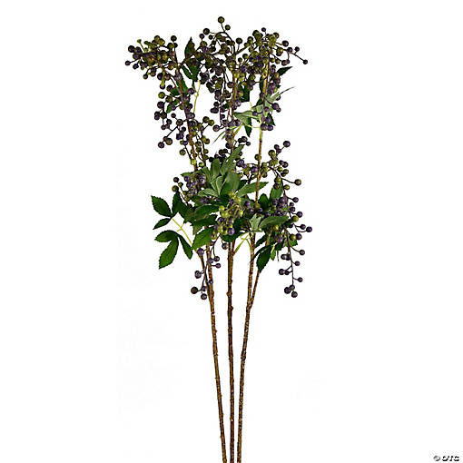Vickerman 38" Artificial Violet Berry Spray Includes 3 sprays per pack