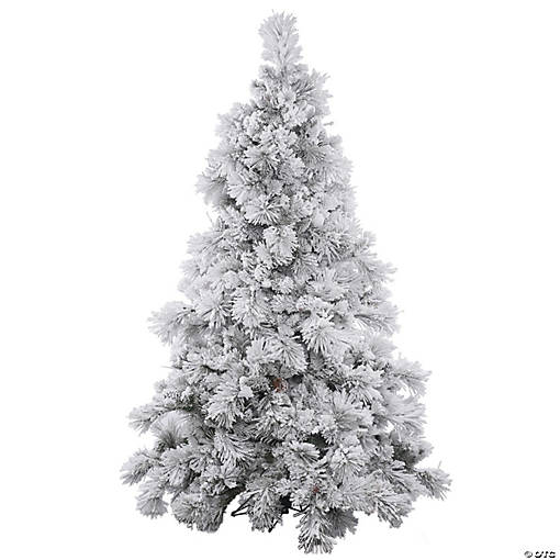 Vickerman 4.5' Flocked Alberta Christmas Tree - Unlit