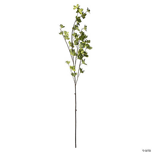 Vickerman 46" Artificial Green Castor Bean Leaf Spray Includes 3 sprays per pack