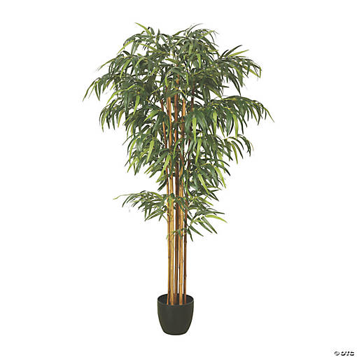 Vickerman 6' Artificial Green Bamboo Tree