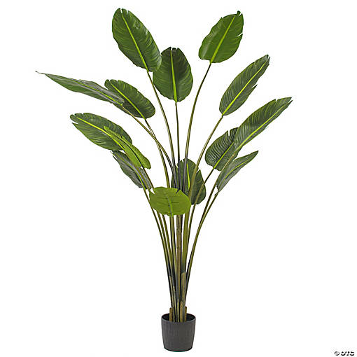 Vickerman 7' Artificial Potted Travellers Palm Tree