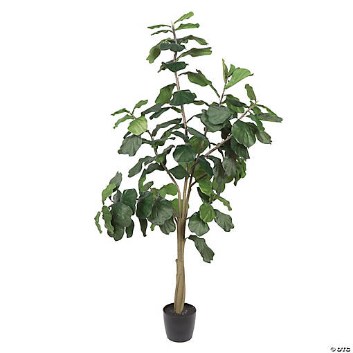 Vickerman 8' Artificial Potted Fiddle Tree
