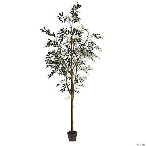 Vickerman 8' Artificial Potted Olive Tree