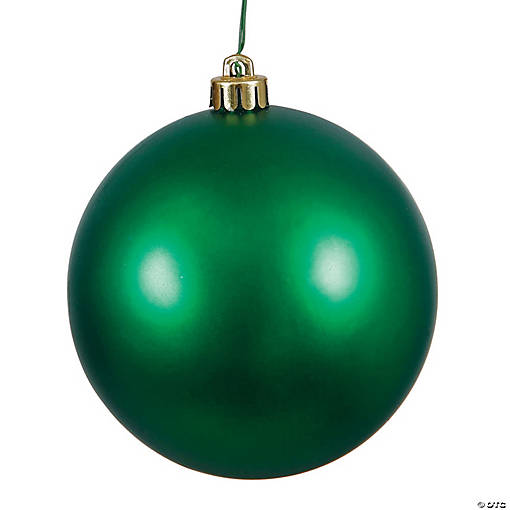 Vickerman 8" Emerald Matte Ball Ornament