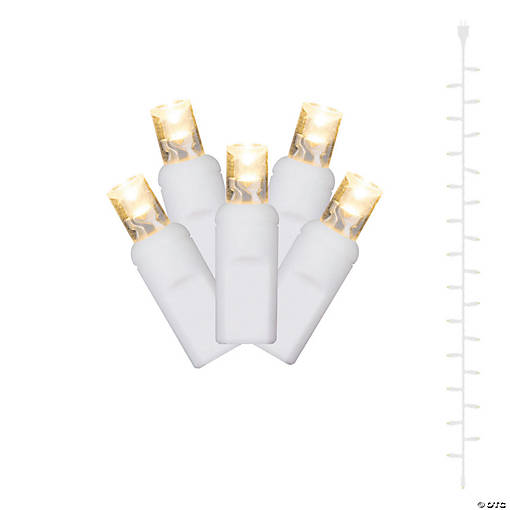 Vickerman Warm White LED Curtain Light 7 ft