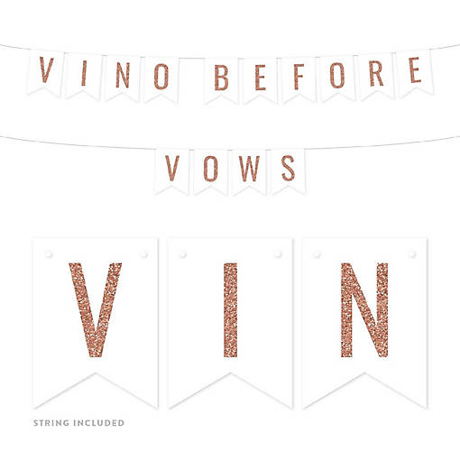 Vino Before Vows 4x5.5IN Banner