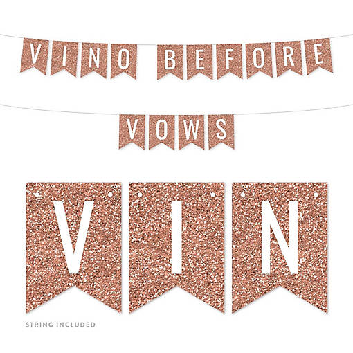 Vino Before Vows 4x5.5IN Banner