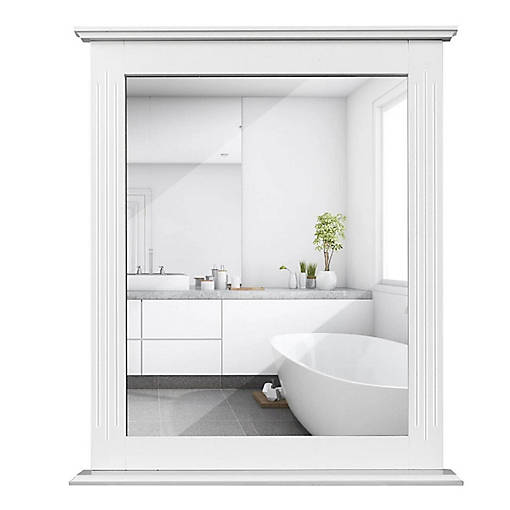 Wall Mirror with Shelf