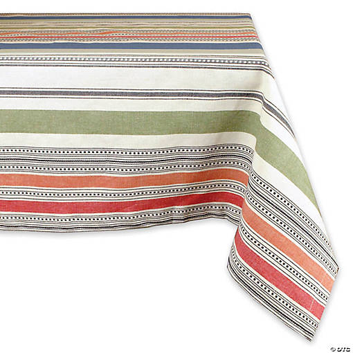 Warm Stripe Tablecloth 60X84