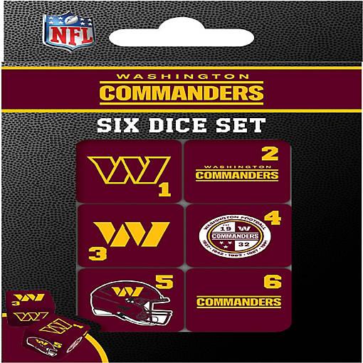 Washington Commanders Dice Set - 19mm