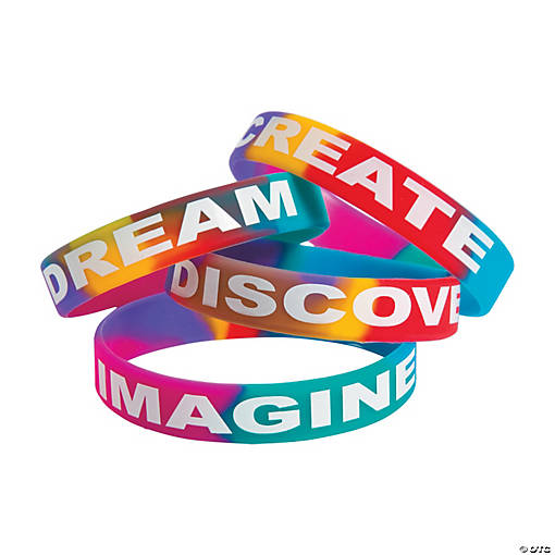 Watercolor Bracelets - 24 Pc.
