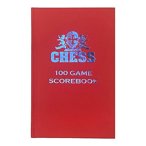 WE Games Hardcover Chess Scorebook &amp; Notation Pad - Soft Touch