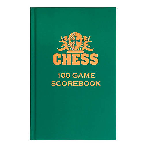 WE Games Hardcover Chess Scorebook &amp; Notation Pad - Soft Touch