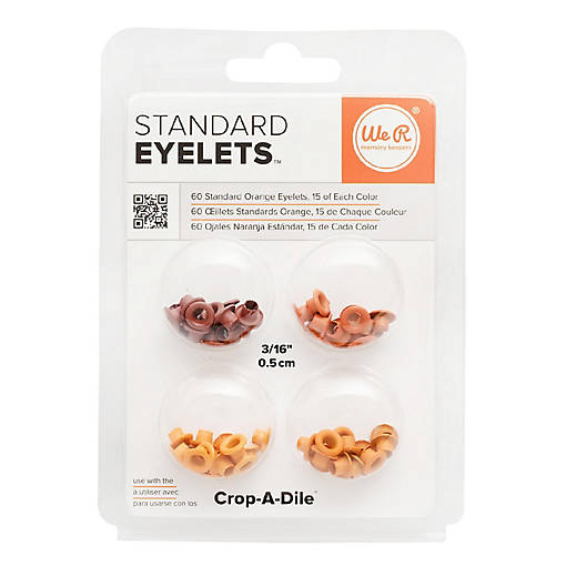 We R Eyelets Standard 60/Pkg-Orange