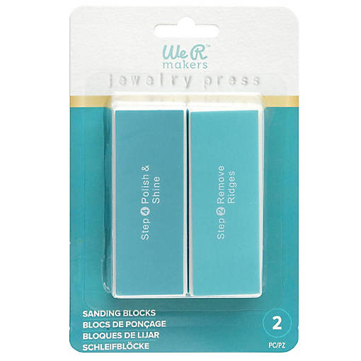 We R Makers Jewelry Press Sanding Blocks 2/Pkg