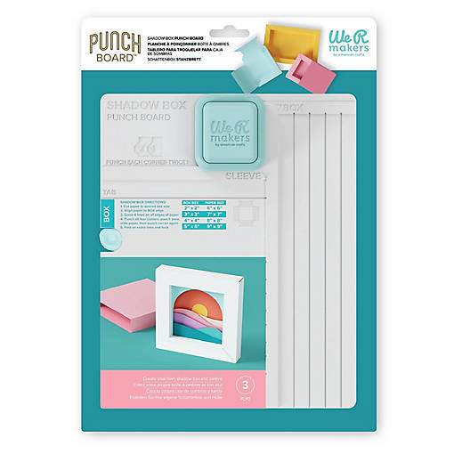We R Makers Punch Board-Shadow Box