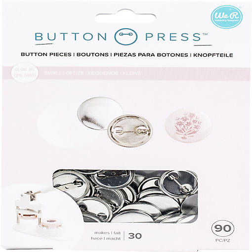We R Memory Keepers Button Press Refill Pack 30/Pkg-Small (25mm)