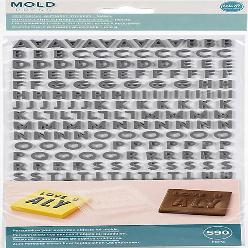 We R Memory Keepers Mold Press Alpha Thickers-Small