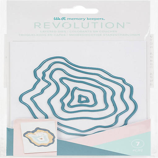 We R Memory Keepers Revolution Dies-Layered Geode