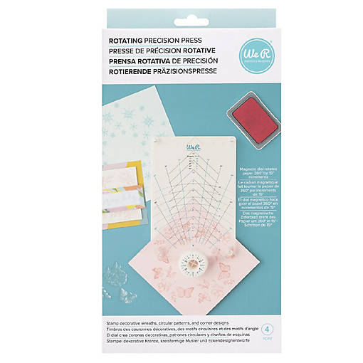 We R Memory Keepers Rotating Precision Press-4 Pieces