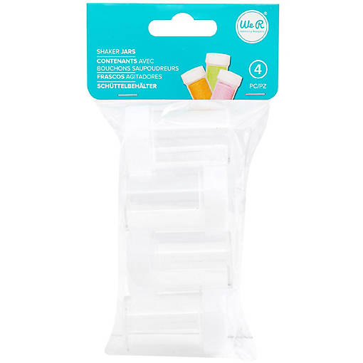 We R Memory Keepers Shaker Jars 4/Pkg