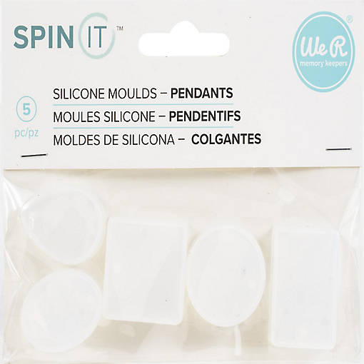 We R Memory Keepers Spin It Epoxy Mold 5/Pkg-Pendant