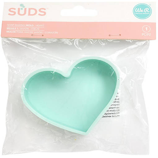 We R Memory Keepers SUDS Silicone Soap Maker Mold-Heart
