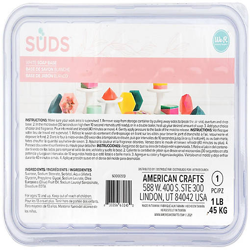 We R Memory Keepers SUDS Soap Base 1lb-White