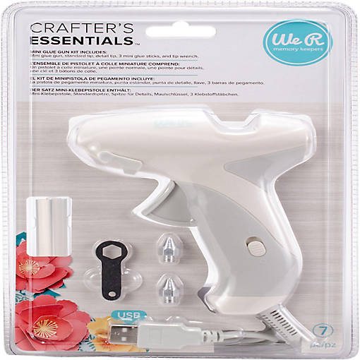 We R Memory Keepers USB Mini Glue Gun-White