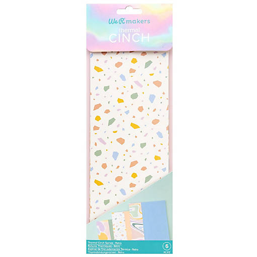 We R Thermal Cinch Binding Spine 6/Pkg-Retro