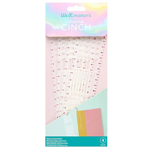 We R Thermal Cinch Bookmarks 6/Pkg-Stencils