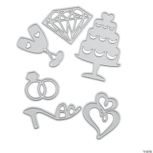 Wedding Cutting Dies - 6 Pc.